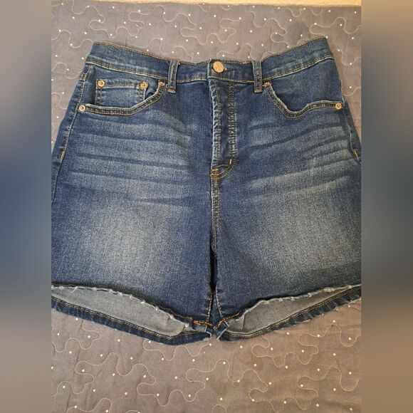 Jessica Simpson high waist midi jean short size 8 - Picture 1 of 5